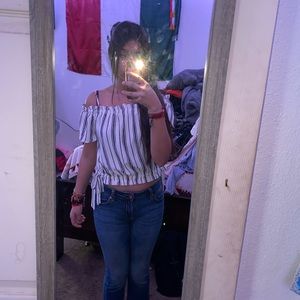 off the shoulder top